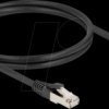 80637 RJ45 Network Cable Cat.8.1 S/FTP plug 45° right angled to plug s
