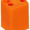 PCB terminal, 3 pole, pitch 3.81 mm, AWG 20-16, 10 A, push-in, orange, 735-123/001-000