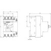 Wyłącznik silnikowy size S00 for motor protection, CLASS 10 with overload relay function A-release 4.5...6.3 A N-releas3RV2111-1