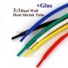 Koszulka termokurczliwa z klejem 4.8mm- czerwo 1mb
