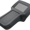 PA handheld enclosure, (L x W x H) 187 x 106 x 50 mm, gray/black (RAL 7021), IP65, 027020200