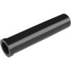 Cable grommet, cable Ø 7.5 mm, L 46 mm, PVC, black, 014.02.070