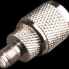 TNC adapter: TNC plug/SMA socket