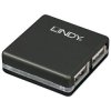 LINDY 42742 USB hub 4 ports USB type A USB 2.0 480 MBit/s Black