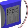 Pakiet akumulatorów 18650, Li-Ion Ansmann 3S1P, Ilość ogniw: 3, 10.8 V, 3350 mAh, Przewód