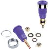 Stäubli 233020-26 SLB4-G safety jack socket built-in violet 4mm 1pc insulated