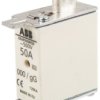 Bezpiecznik z wyśrodkowanym wyprowadzeniem 50A 500V NH000 gG ABB