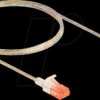 80353 Patch cable Cat.6A U/UTP Slim 1 m transparent