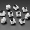 Kailh Mechanical Key Switches - Linear Black - 10 pack (Cherry MX Black Compatible)