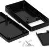 ABS handheld enclosure, (L x W x H) 130 x 68 x 25 mm, black (RAL 9005), IP54, RH3011BK