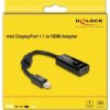 adapter Mini DisplayPort, HDMI Delock 65099 65099, 12 cm