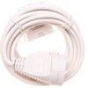 Kabel Przedłużajacy (Przedłużacz) 5M Biały 1X230v H05vv-F3g1,5 1168444
