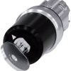 Siemens 3SU10505TF010AA0 3SU1050-5TF01-0AA0 Przełącznik kluczykowy 1 x 90 ° IP66, IP67, IP69/IP69K 1 szt.