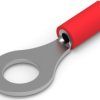 Insulated ring cable lug, 0.26-1.65 mm², AWG 22 to 16, 6.73 mm, M6, red, 34150