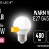 Żarówka Led E27 G45 4.2W 480Lm 3000K Klasa E Forever Light