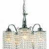 Żyrandol BRIGHT STAR z eleganckimi kryształowymi kloszami 5xE27 LP-812/5P Light Prestige