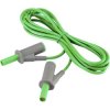 VOLTCRAFT VC8063540 Safety test lead Banana jack 4mm2.00 m; Green; MSB-5010 A