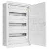 Rozdzielnica podtynkowa metalowa 3x18 modułów IP30 (400V AC) 585x415x130mm drzwi pełne NEKU