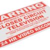 Sure24 Znak CCTVjęzyk: Angielski Czerwony Winyl Warning Closed Circuit Televisionwys.: 297 mmszer.: 210mm