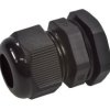 Dławnica; DP16/H BK; poliamid; IP68; czarny; PG16; 10÷14mm; 22,5mm; z gwintem PG; Ergom; RoHS
