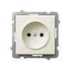 SONATA Gniazdo pojedyncze bez uziemienia ecru GP-1R/m/27 OSPEL
