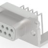 D-Sub socket, 9 pole, standard, equipped, angled, solder pin, 3-1393479-8