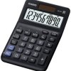 Casio MS-10F Kalkulator stołowy czarny Wyświetlacz: 10 bateryjne, energią słoneczną (S x W x G) 101 x 148.5 x 27.6 mm