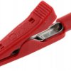 Krokodylek pomiarowy na banan 2mm 8A MA1-RD 41,5mm czerwony