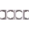 Logi Ramka Poczwórna Pionowa Srebrny 021540043 25242