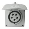 Gniazdo ścienne natynkowe CEE 16A 400V 5P IZVN 1653