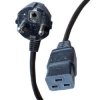 Przewód zasilania złącze A: IEC C19 złącze B: CEE 7 2m 16A 250V Czarny