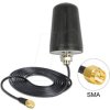 89534 WLAN 802.11 b/g/n Antenna SMA Plug 3 dBi omni, 3 m, roof mount