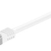 RJ45 patchkabel, CAT 6A S/FTP (PiMF), 500 MHz z CAT 7 kable surowym, biały - Długość kabla 2 m