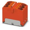 Blok rozdzielczy PTFIX 6X4 RD, czerwone złącze przemysłowe - 6 punktów przyłączeniowych o przekroju 4mm2 /10szt./