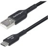 StarTech.com USB2AC2MNC 6.6ft (2m) USB-A to USB-C Charging Cable, Charge & Sync
