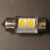 Żarówka LEDOWA 12V 10x31mm biała zimna 2xSMD KRÓTKA