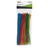 Opaski zaciskowe 2,5mm / 200mm mix kolorów 100 szt. VOZ-25200MIX Vayox