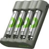 Ładowarka USB model GP B441, w zestawie 4 baterie RECYKO AAA 850 mAh