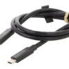 Usbc-4.0G3-007Bk Kabel Usb 4.0 Usb C Wtyk, Z Obu Stron 0,7M Czarny 40Bps 240W