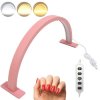 Lampa LED Kosmetyczna bezcieniowa różowa Manicure Do Paznokci ALUMINIOWA HQ