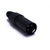 Wtyk Mikrofonowy XLR Canon 3 Pin Oksydowany