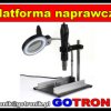 Platforma naprawcza z uchwytem do płytek PCB + statyw do kolby