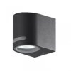 Oprawa elewacyjna WALLY-1-O-B-G GLASS 1xGU10 IP44 czarna