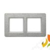 BERKER Q.7 Ramka 2 podwójna pozioma metal stal szlachetna 10226083 HAGER