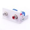ADAPTER 2xRCA 22,5x45 MOSAIC D-LAN