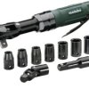 Grzechotka pneumatyczna Metabo DRS 68 Set 604119500, 6.2 bar, 1/2