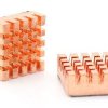 Opencircuit Copper heatsinks - 13 x 12 x 5 mm - without adhesive strip - 2 pieces