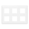 MOSAIC Ramka 2 podwójna 2x3x2 moduły biała 078832L LEGRAND
