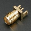 Edge-Launch SMA Connector for 0.8mm / 0.031
