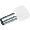 Cimco 187717 Twin ferrule 0.5 mm² White Partially insulated 100 pcs